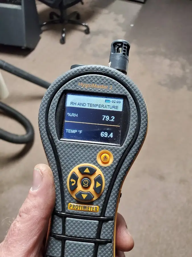 Moisture meter humidity assessment for Mold Remediation & Removal in New Canaan